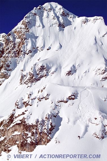 Tignes French Alpes mountain snow