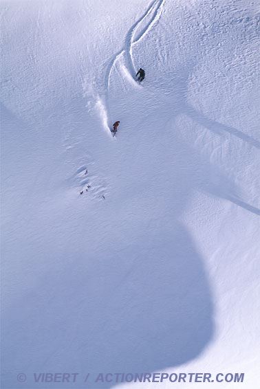 extrem snowboarding Alpes